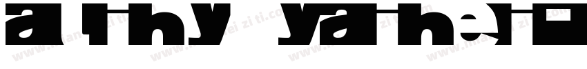 AliHY YAiHei字体转换